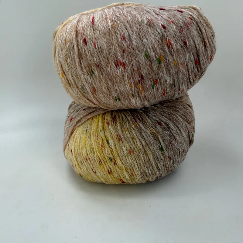 Lot of 2 Louisa Harding Tulla Tweed Yarn Skeins Color 115 Rowan Wool Blend 100g