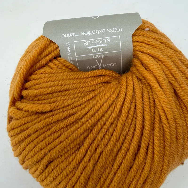 Sublime Extra Fine Merino Wool DK Yarn 50g 127 Yds Shade 0224 Mustard Gold Italy