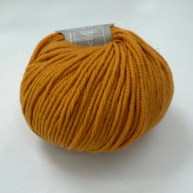 Sublime Extra Fine Merino Wool DK Yarn 50g 127 Yds Shade 0224 Mustard Gold Italy