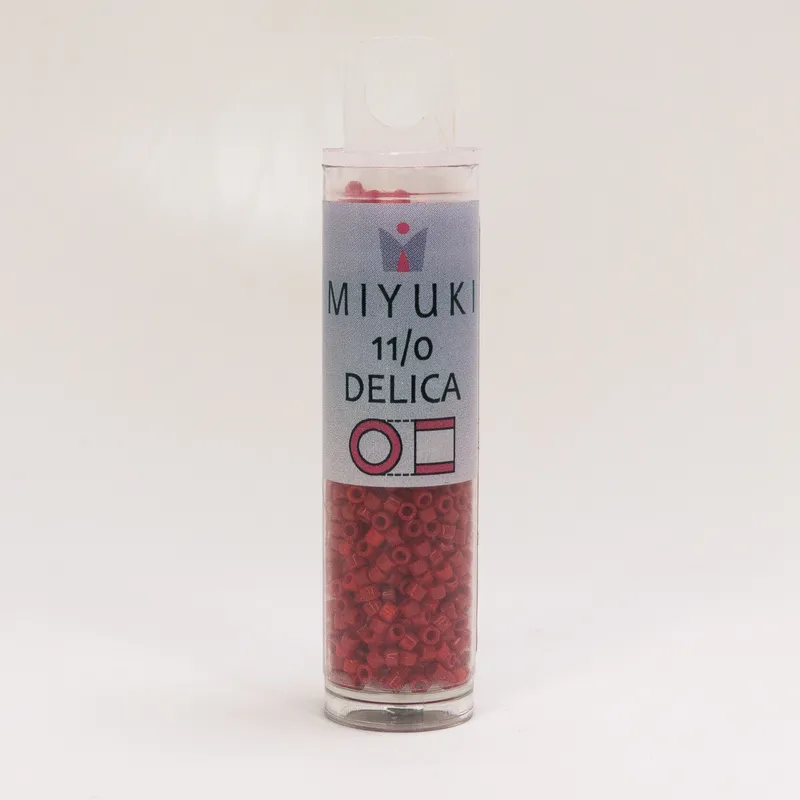 Miyuki Delica 11/0 Red White Blue Collection DB723, DB200, DB726