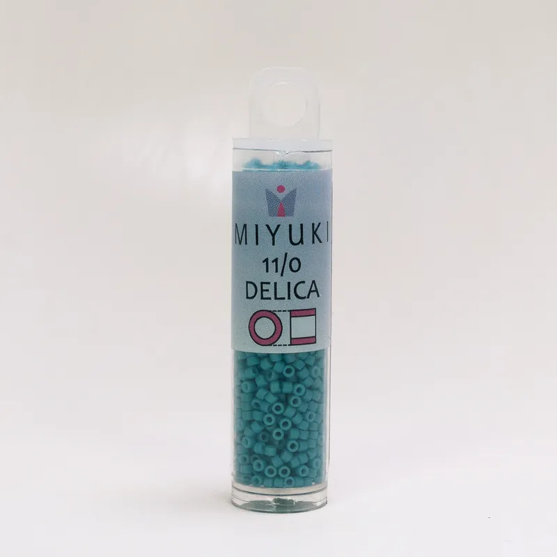 Miyuki Delica 11/0 Dyed Matte OPaquecapri DB798 7.2g Tube