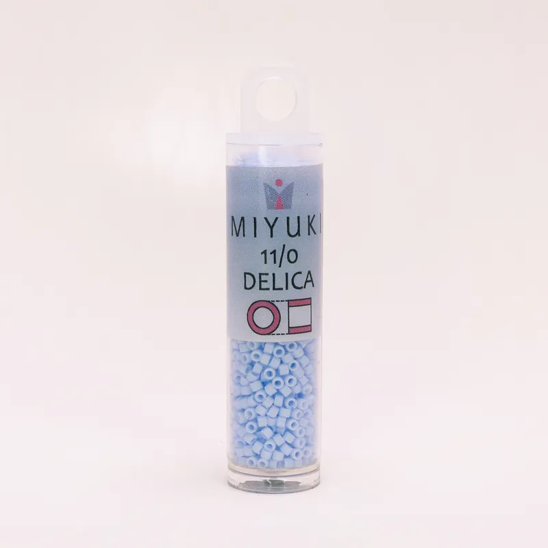 Miyuki Delica 11/0 OP LT Sky Blue DB1497 7.2g Tube