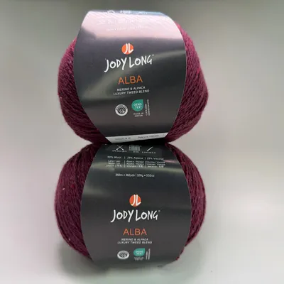 Lot of 2 Jody Long Alba Luxury Tweed Yarn - Color #12 Kilt - 200g Total