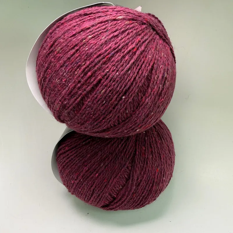 Lot of 2 Jody Long Alba Luxury Tweed Yarn - Color #12 Kilt - 200g Total