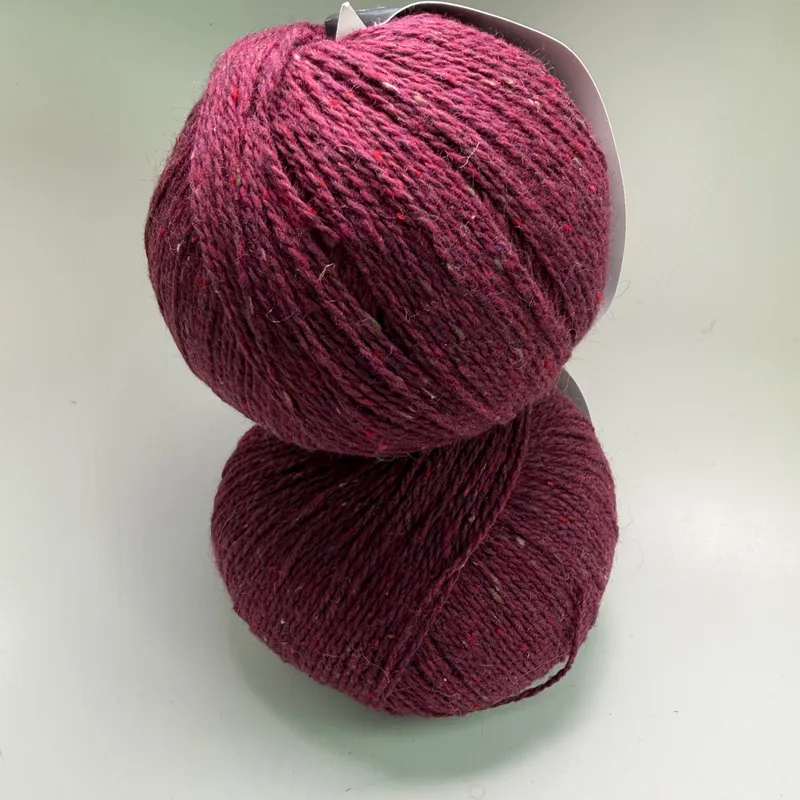 Lot of 2 Jody Long Alba Luxury Tweed Yarn - Color #12 Kilt - 200g Total
