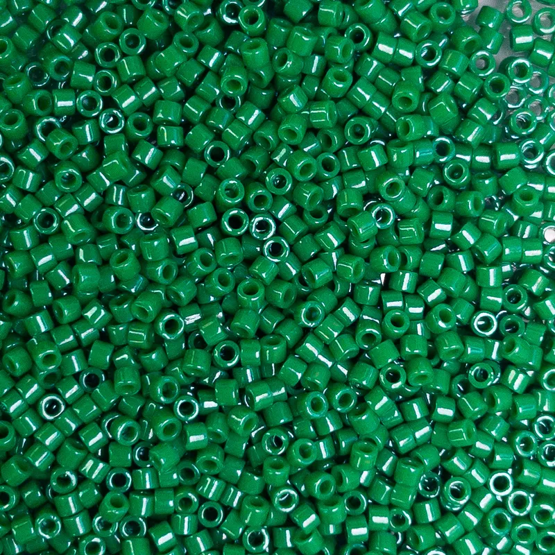 Miyuki Delica 11/0 Dyed Opaque Kelly Green DB655 7.2g Tube