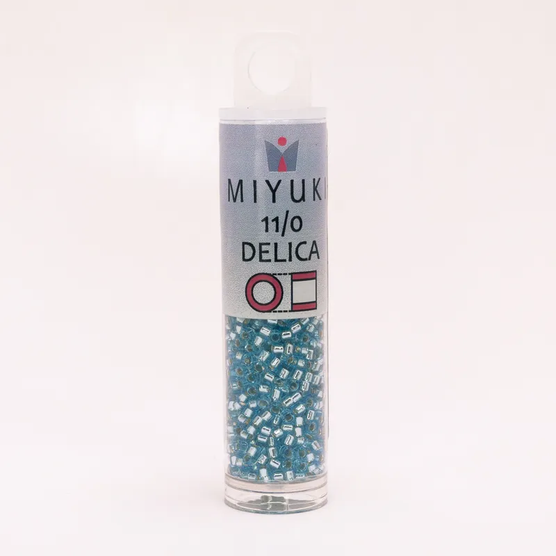 Miyuki Delica 11/0 Turquoise Silver Lined Collection DB044, DB149, DB1208