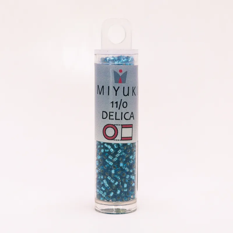 Miyuki Delica 11/0 Turquoise Silver Lined Collection DB044, DB149, DB1208