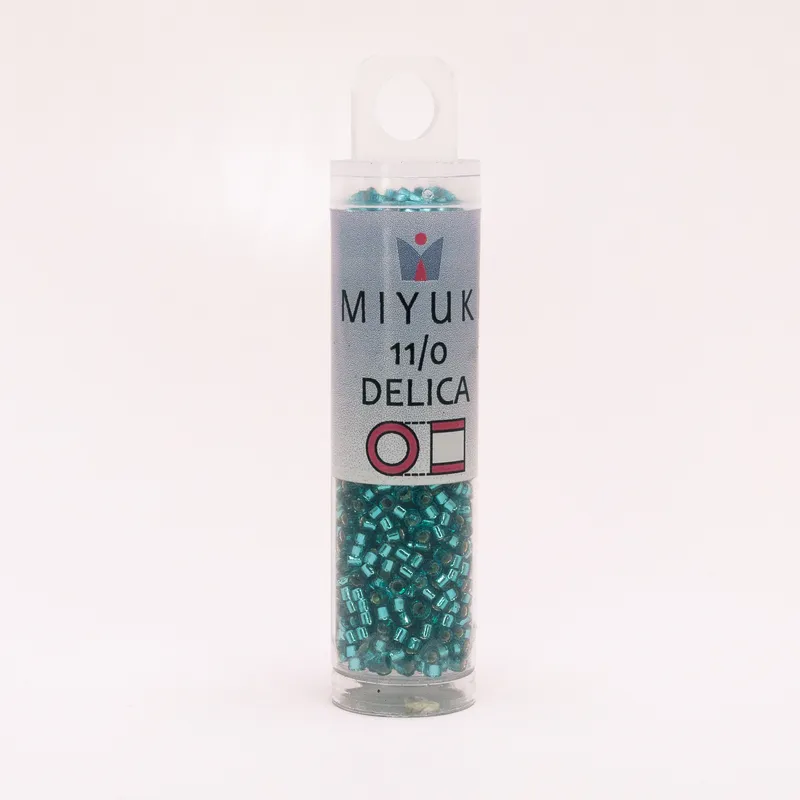 Miyuki Delica 11/0 Turquoise Silver Lined Collection DB044, DB149, DB1208