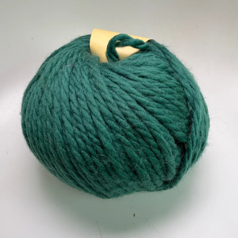 Juniper Moon Farm Big Merino Wool Yarn Color 32 Teal 100g Super Bulky Organic