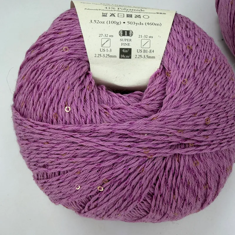 Lot of 2 Juniper Moon Farm Marilyn Yarn Color 12 Bombshell Organic Cotton Blend