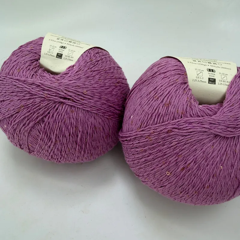 Lot of 2 Juniper Moon Farm Marilyn Yarn Color 12 Bombshell Organic Cotton Blend