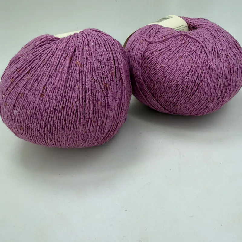 Lot of 2 Juniper Moon Farm Marilyn Yarn Color 12 Bombshell Organic Cotton Blend