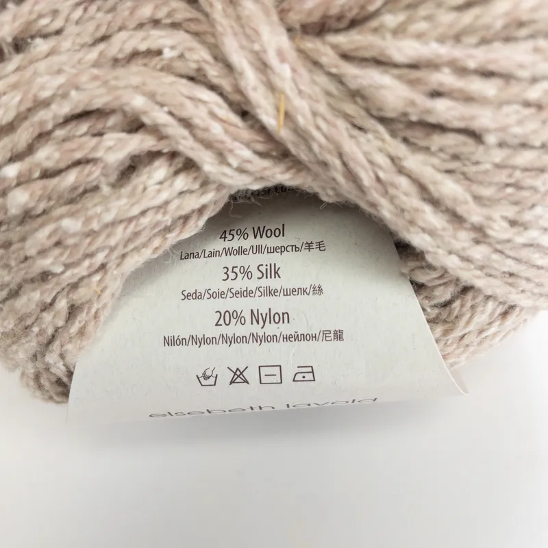 Elsebeth Lavold Silky Wool Aran Yarn Lot of 2 - Sandcastle 1020, Matched Dye Lot