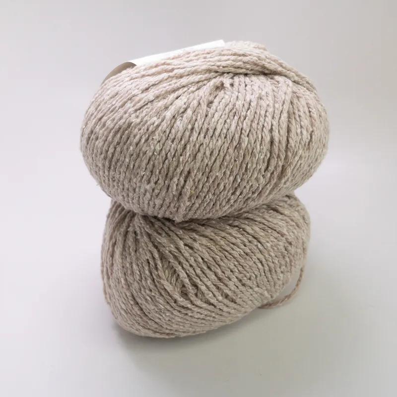Elsebeth Lavold Silky Wool Aran Yarn Lot of 2 - Sandcastle 1020, Matched Dye Lot