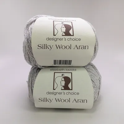 Elsebeth Lavold Silky Wool Aran Yarn Lot of 2 Cornerstone 1017 Matched Dye Lot