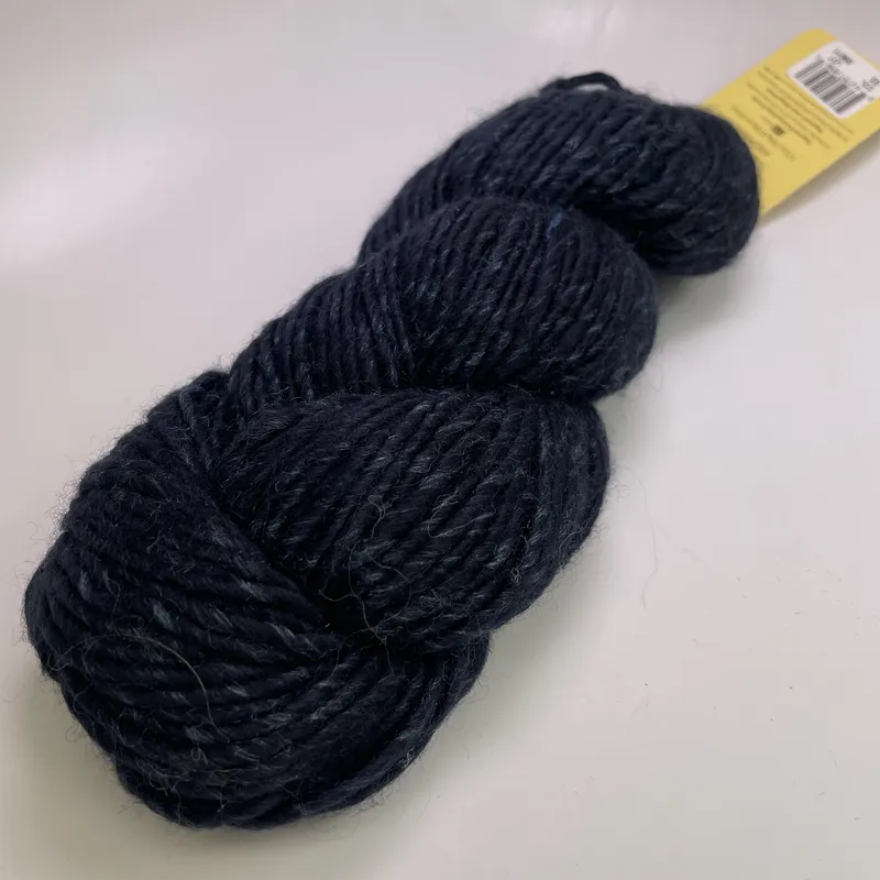 Juniper Moon Farm Moonshine Bulky Yarn Color 03 Navy Blue 100g Wool Alpaca Silk