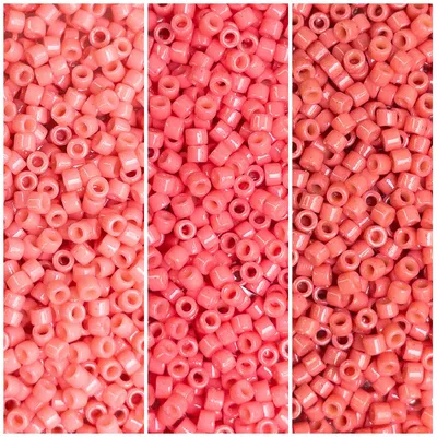 Miyuki Delica 11/0 Duracoat Opaque Lychee (Collection DB2113, DB2115, DB2114