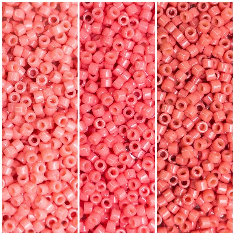 Miyuki Delica 11/0 Duracoat Opaque Lychee (Collection DB2113, DB2115, DB2114