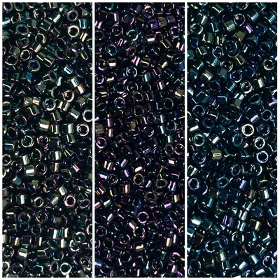 Miyuki Delica 11/0 Blue Iris Collection DB003, DB004, DB002