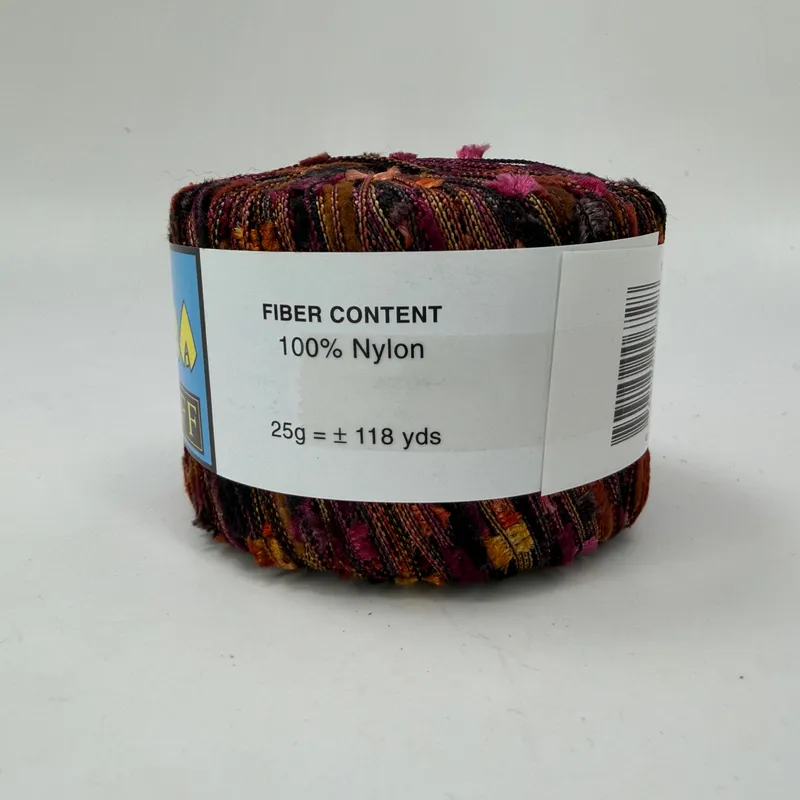 Filati FF Bora Bora Novelty Knitting Yarn 100% Nylon 25g Color 483 Italy