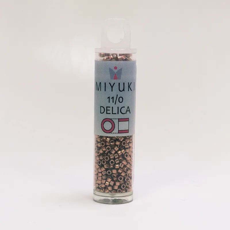 Miyuki Delica 11/0 Metallic Steel Copper Collection DB021 DB022L DB040