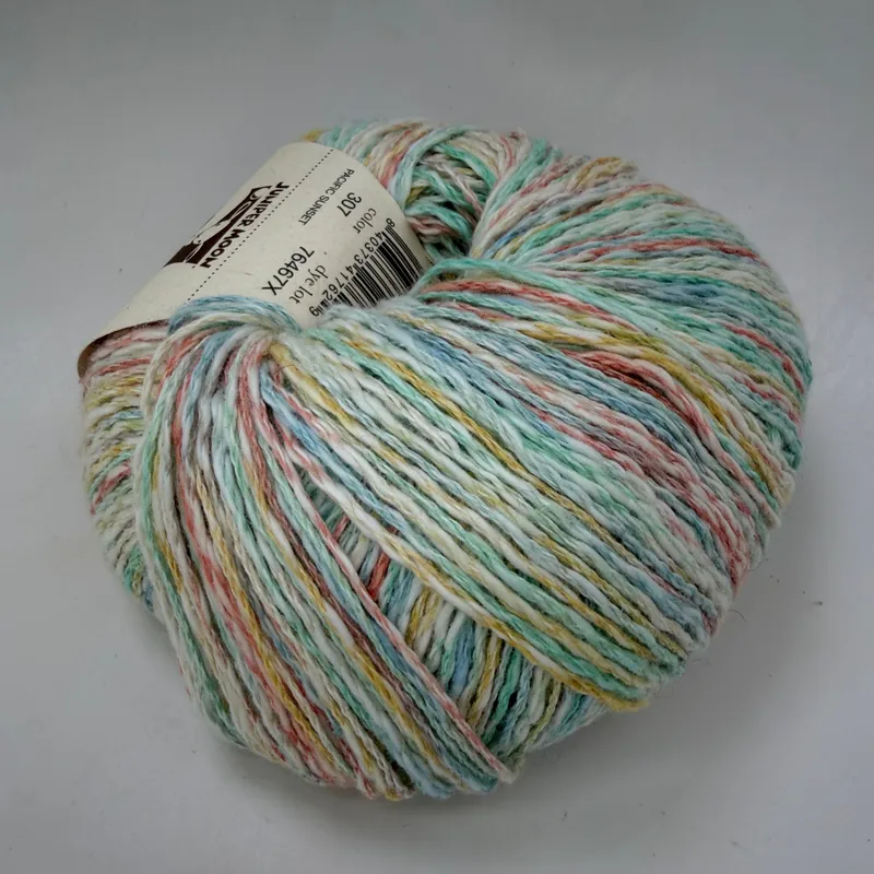 Juniper Moon Farm Zooey Spray Yarn 100g Color 307 Pacific Sunset Cotton Linen