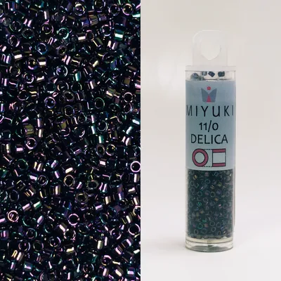 Miyuki Delica 11/0 Purple Iris DB004 7.2g Tube