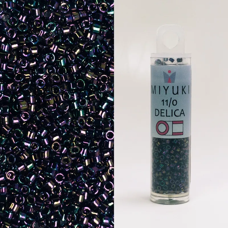 Miyuki Delica 11/0 Purple Iris DB004 7.2g Tube