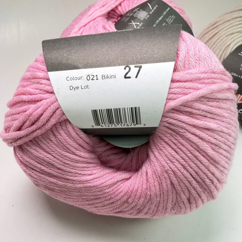 Jody Long Yarn Lot - 2 Coastline Bikini & 1 Ciao Stone Skeins - Made in Italy