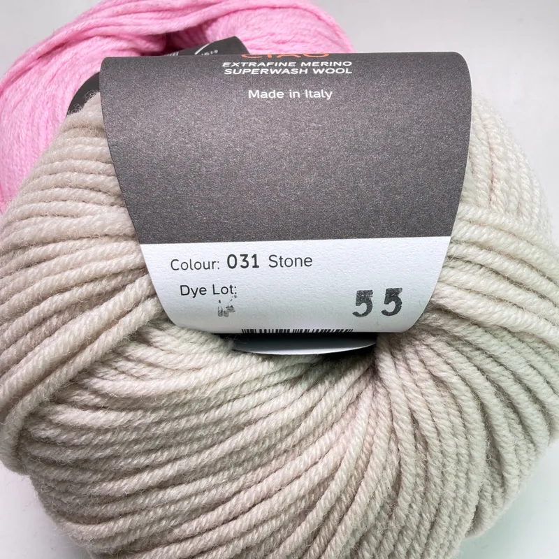 Jody Long Yarn Lot - 2 Coastline Bikini & 1 Ciao Stone Skeins - Made in Italy