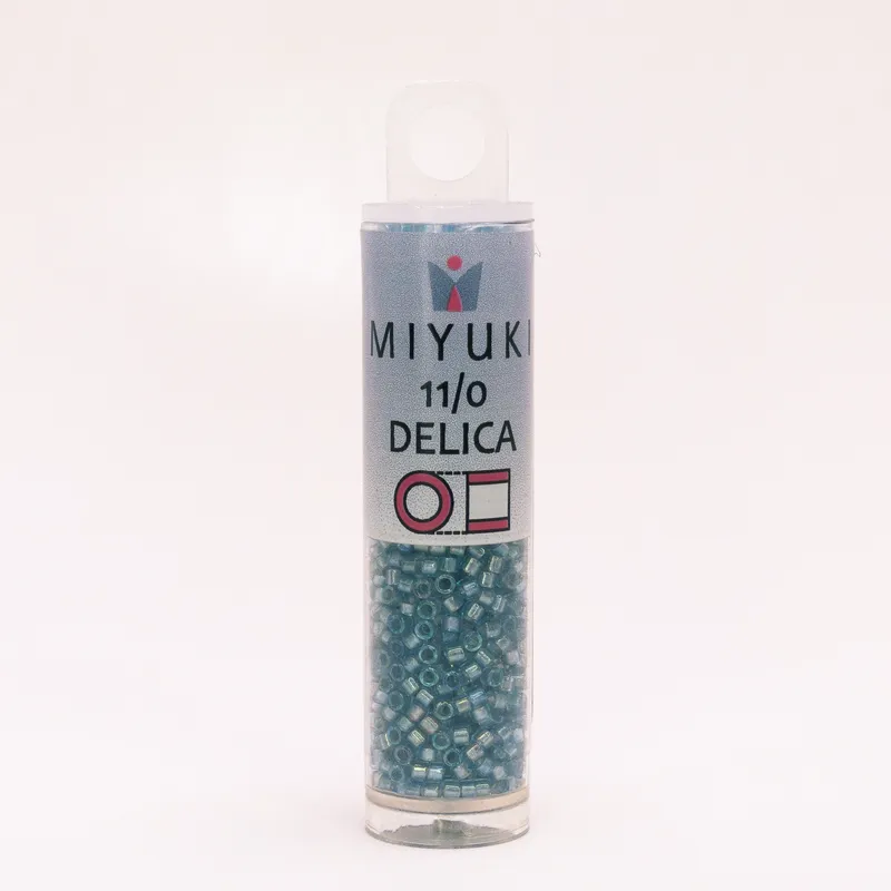 Miyuki Delica 11/0 Fancy Lined Silver Sky DB2383 7.2g Tube