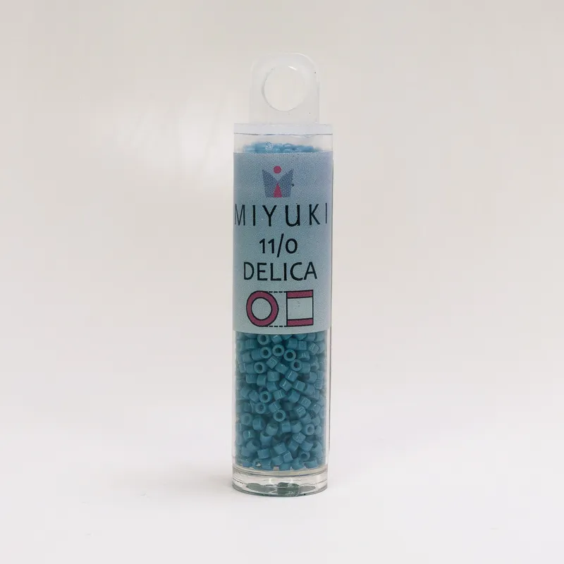 Miyuki Delica 11/0 Duracoat Opaque Bayberry DB2132 7.2g Tube