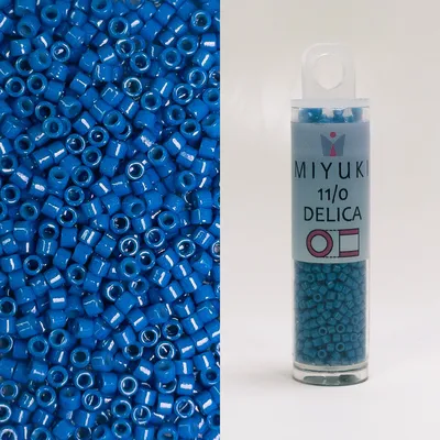 Miyuki Delica 11/0 Duracoat Opaque Juniper Berry DB2135 7.2g Tube