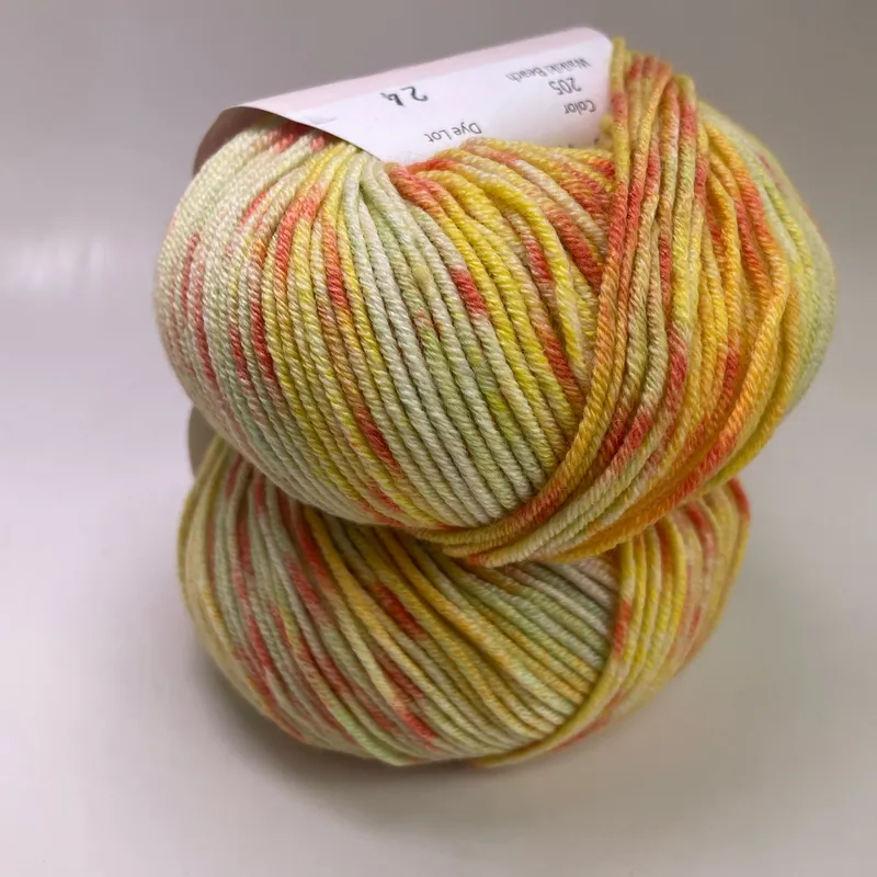 Ella Rae Cashmereno Sport Speckled Yarn 205 Waikiki Beach - Lot of 2