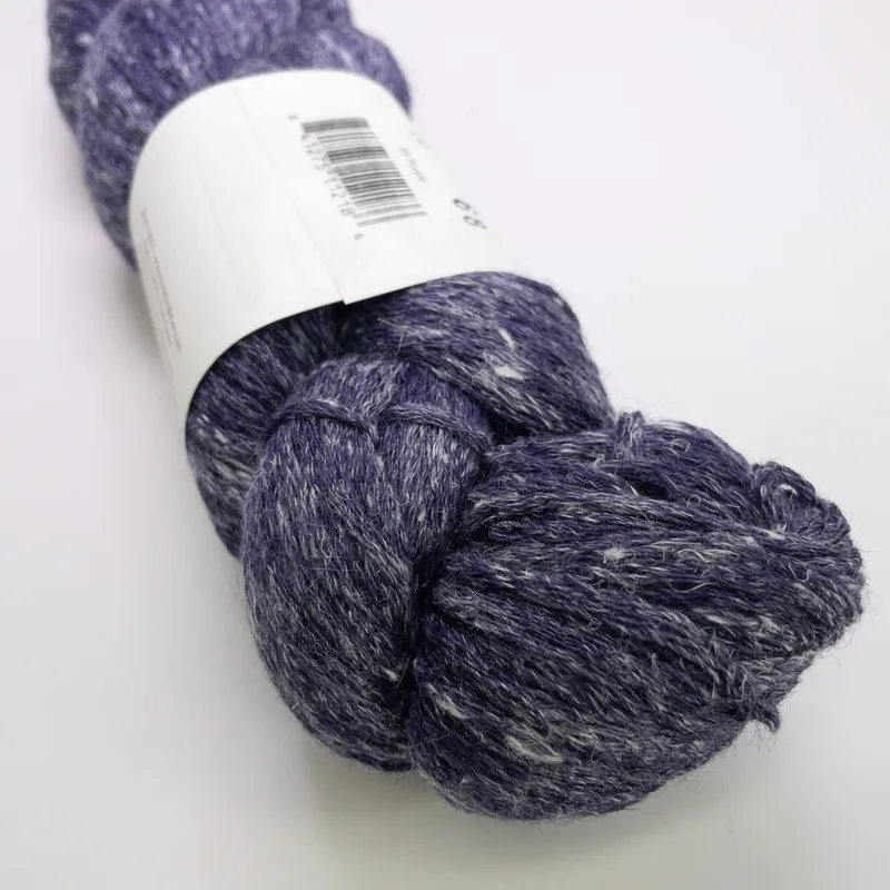 Elsebeth Lavold Misty Wool Yarn Color 09 Purple Wool Hemp Blend 100g Skein NEW