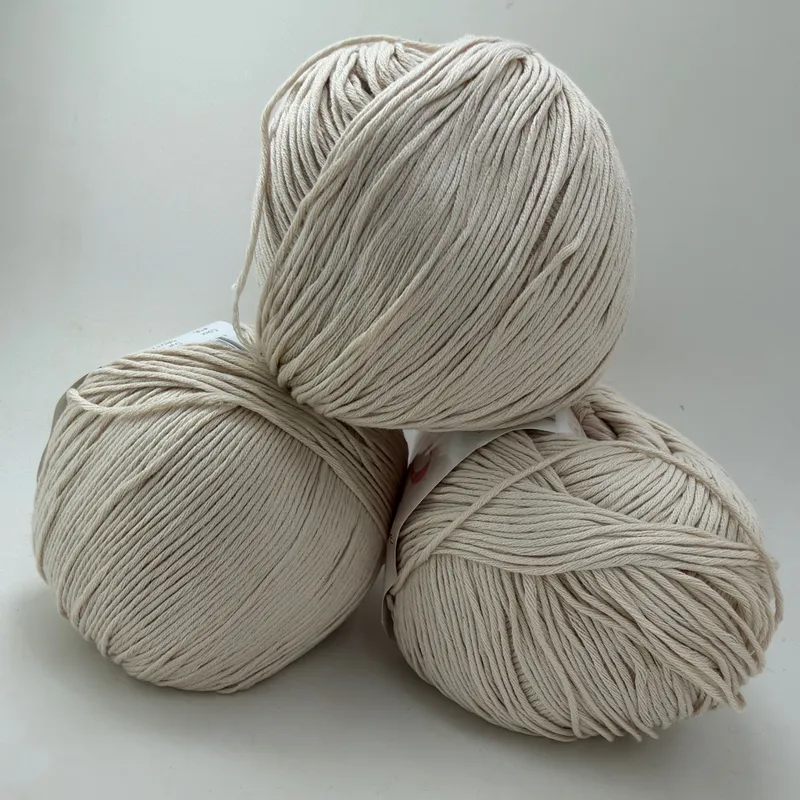 Lot of 3 Ella Rae Eco Organic Cotton Yarn Skeins #06 Hazel 100g 273 yds Each