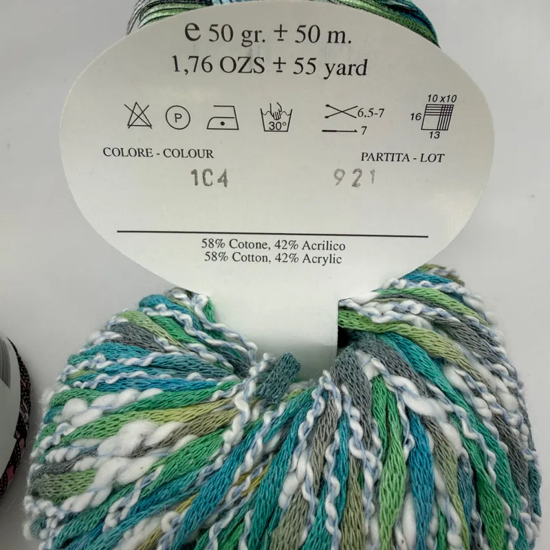 Novelty Yarn Lot of 4 Skeins Laines Du Nord Portofino Amerino Athena Ribbon