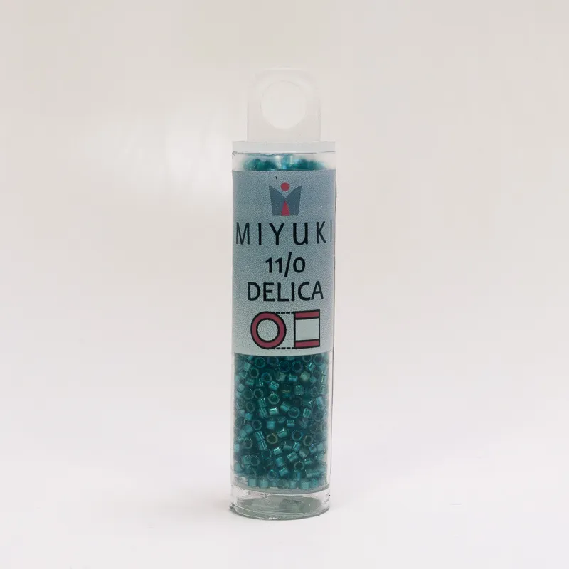 Miyuki Delica 11/0 Aqua Teal Lined Collection DB1764 DB1768 DB1769 3 Tubes