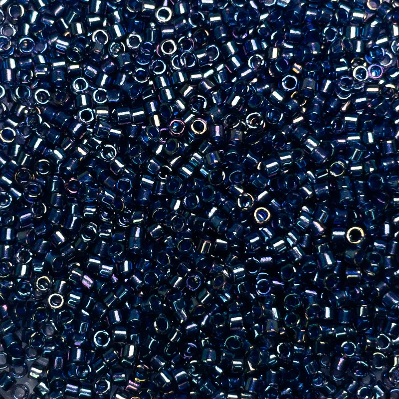 Miyuki Delica 11/0 Blue Inside Color Lined Collection DB2386, DB2385, DB2387
