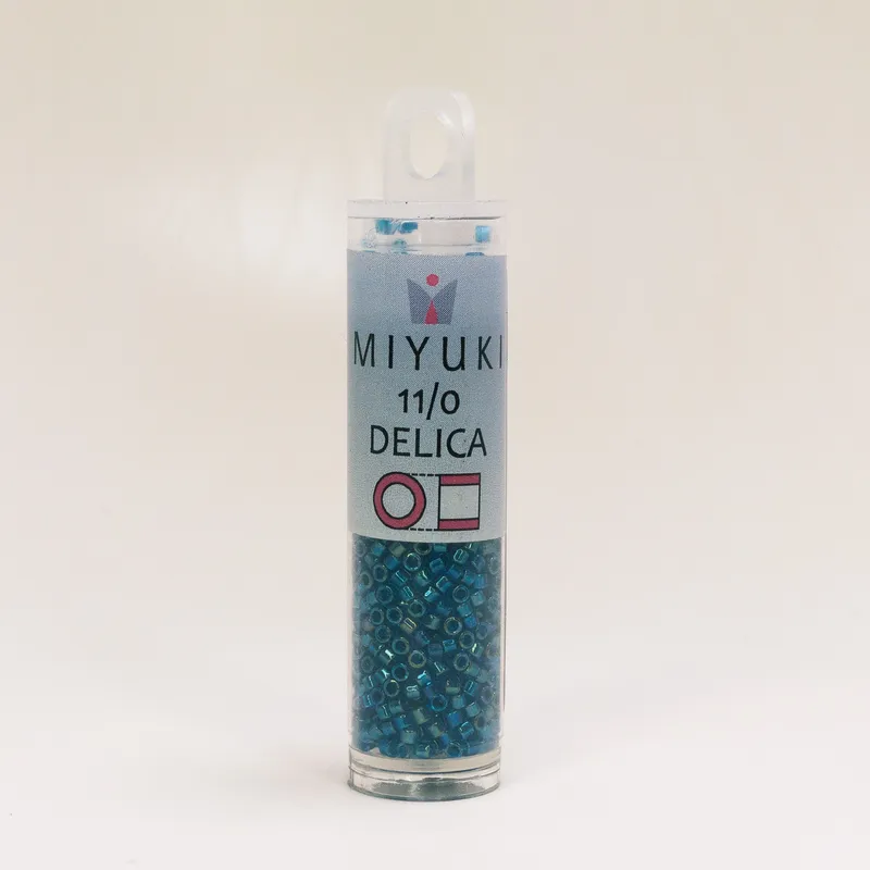 Miyuki Delica 11/0 Blue Inside Color Lined Collection DB2386, DB2385, DB2387