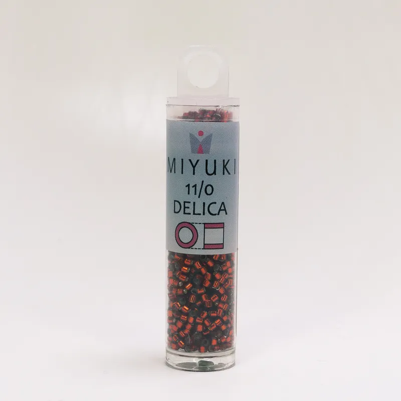 Miyuki Delica 11/0 Silver Lined Fire Collection DB601 DB602 DB603 3 Tubes