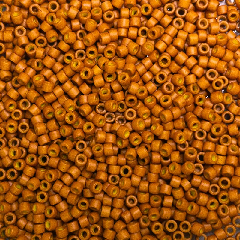 Miyuki Delica 11/0 Dyed Opaque Pumpkin DB653 7.2g Tube
