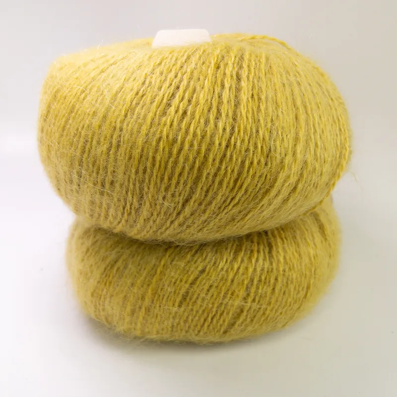 Ella Rae Tufty Yarn Lot of 2 Balls Color 584 Dye Lot 01 Mohair Blend Italy