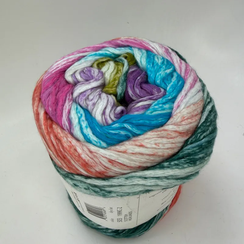 Juniper Moon Farm Cumulus Stripes Yarn 503 Scottish Highlands Mako Cotton 100g