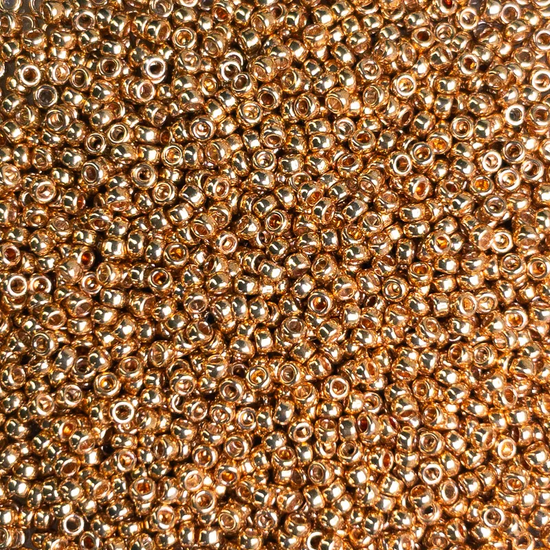 Miyuki 15/0 Seed Beads Metallic Essentials Black Silver Gold 3-Tube Set