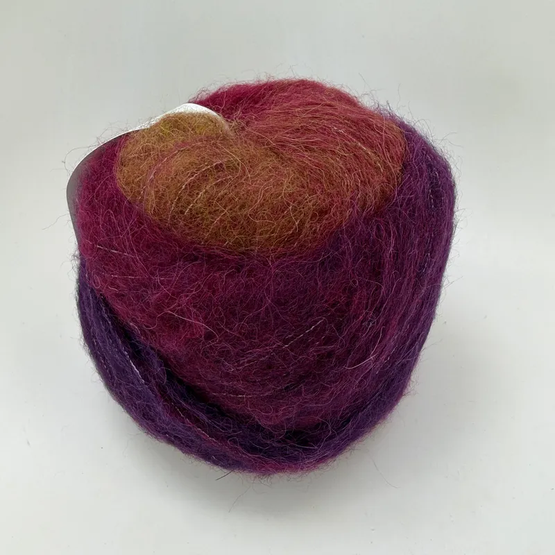 Laines du Nord Poema Alpaca Yarn Color 102 Gradient 100g Cake Italy 437yds Italy