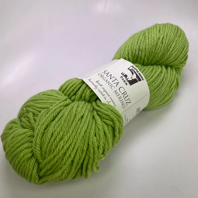 Juniper Moon Farm Santa Cruz Organic Merino Yarn Avocado #139 100g Worsted