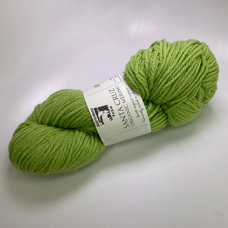 Juniper Moon Farm Santa Cruz Organic Merino Yarn Avocado #139 100g Worsted
