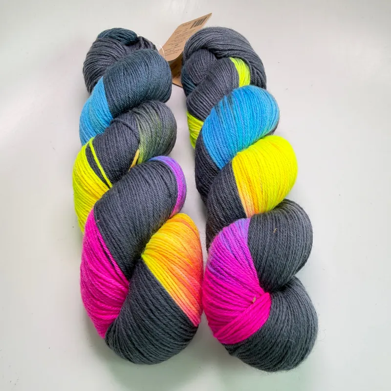 Lot of 2 Araucania Huasco Sock Prism Paints Yarn 3001 Spectrum Hand-Painted